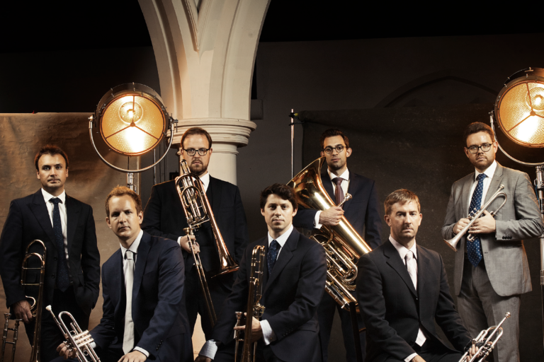 Septura press photo Septura, a British brass septet.