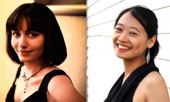 Olga Shupyatskaya, left; Futaba Niekawa, right