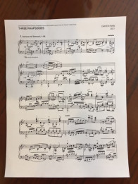 image of piano music score