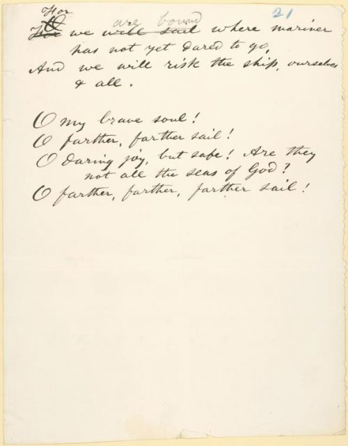 WHITMAN PASSAGE TO INDIA