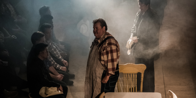 Anthon Griffey performs in the world premiere of Paola Prestini's "Silent Light" at National Sawdust in Brooklyn, NY on September 26, 2024.
