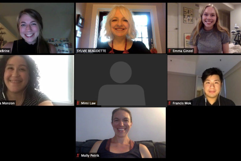 Summer@Eastman Director Sylvie Beaudette and her French Lyric Diction students Image of Summer@Eastman Director Sylvie Beaudette and her French Lyric Diction students